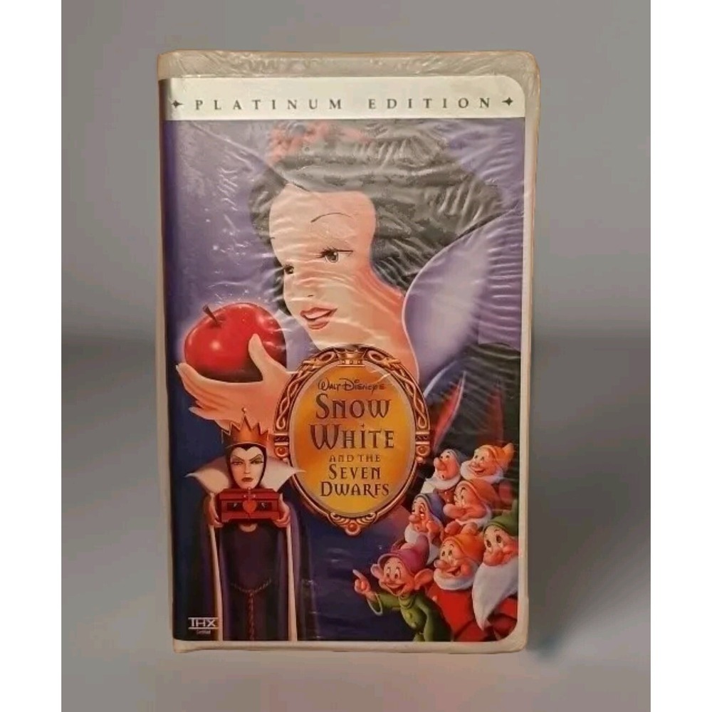 Sealed Walt Disney Snow White and the Seven Dwarfs (VHS, 2001, Platinum Edition)